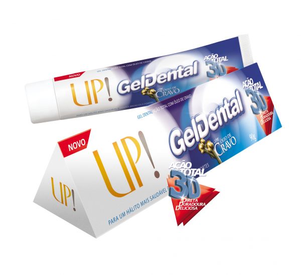 UP! GELDENTAL AÇÃO TOTAL 3D 90g